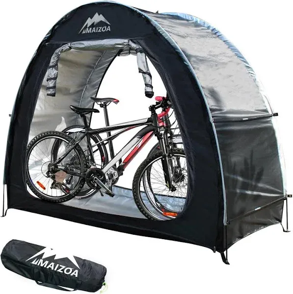 Outdoor Bike Covers Storage Shed Tent,210D Oxford Thick Waterproof Fabric,Outdoor Aluminum Alloy Bracket Bicycle Storage shed, Neat Tent Bicycle Cover