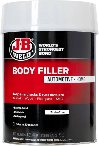 J-B Weld Body Filler - Quart - Automotive &amp; Home