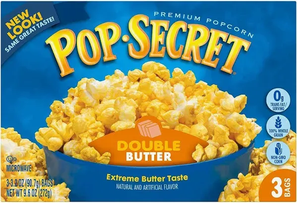 Pop Secret Double Butter Microwave Popcorn