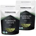 Terrasoul Superfoods Organic Pumpkin Seeds 4 lbs - Premium Quality | Fresh | Raw | Unsalted