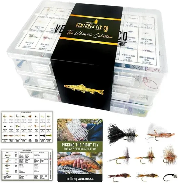 The Ultimate Collection | 200 Premium Fly Assortment