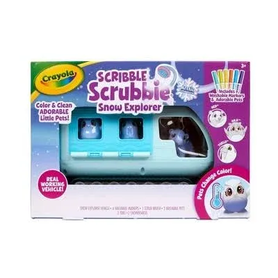 New Crayola Scribble Scrubbie Pets Arctic Snow Explorer, Color &amp; Wash Creative