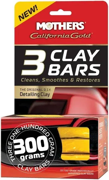 Mothers 07242 California Gold 2 Detailing Clay Bars