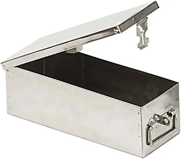 Stainless Steel "safety Deposit" Style Box  - U-44050