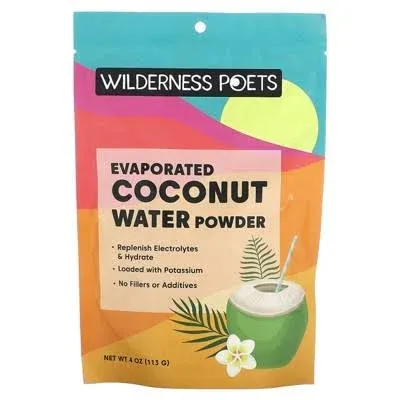 Wilderness Poets, Instant Coconut Water Powder, Freeze Dried, 4 oz (113.4 g)