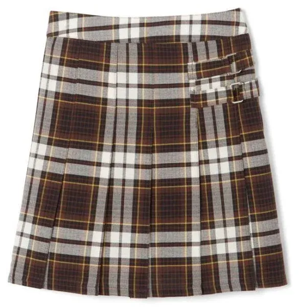 French Toast Girls 4-6X Plaid 2-Tab Scooter