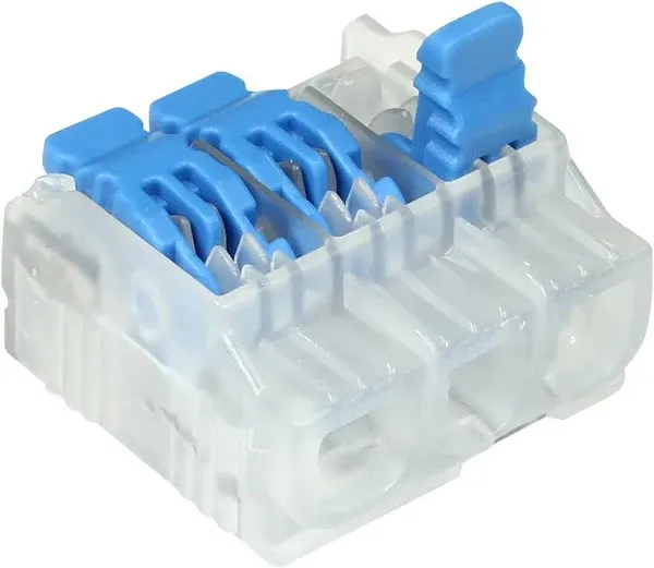 Ideal | In-Sure Lever Wire Connector, L23 3-Port, 100/Box | 30-10L23