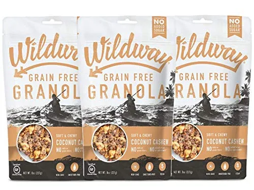 Wildway Granola, Grain Free, Coconut Cashew - 8 oz