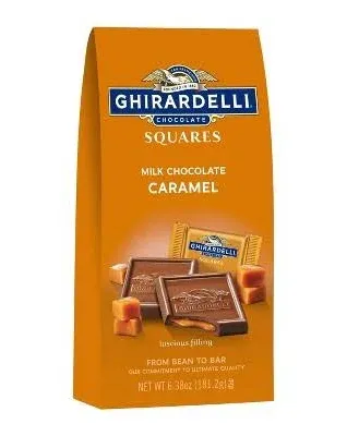 Ghirardelli Caramel Milk Chocolate Squares