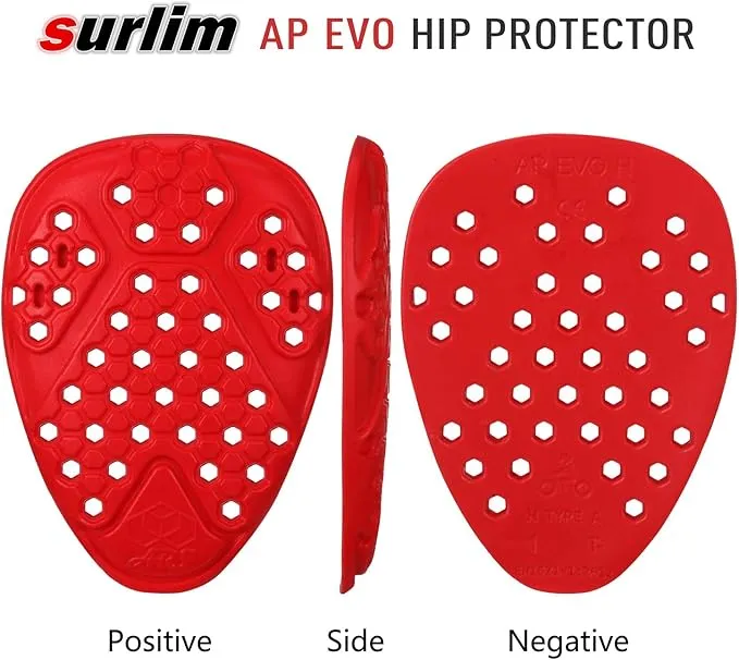 Hip Protector CE Insert Armor Motorcycle Pants Replacement Pads Pair