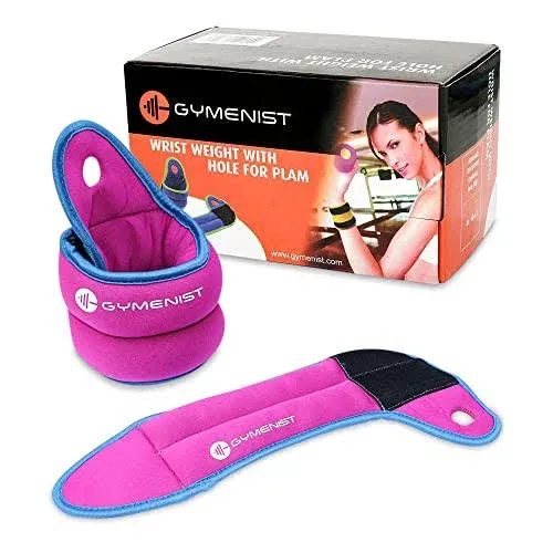 Gymenist Wrist Weights with Hole for Thumb