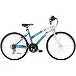 Titan Wildcat Women's 12-Speed Mountain Bike - White/Teal