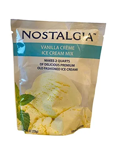 Nostalgia 8 Oz. Chocolate Individual Ice Cream Packets ICMX8CH Nostalgia ICMX8CH