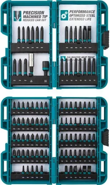 Makita ImpactX 100-Piece Driver Bit Set