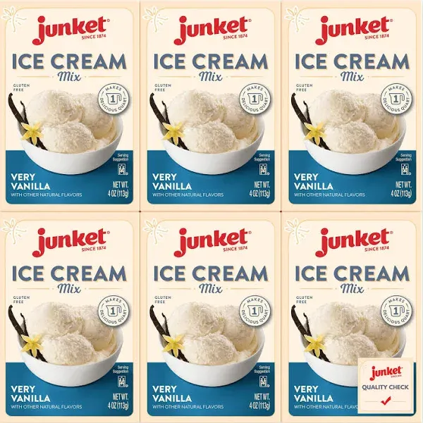 Junket Ice Cream Mix Very Vanilla