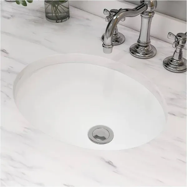 Meje Undermount Oval Bathroom Sink