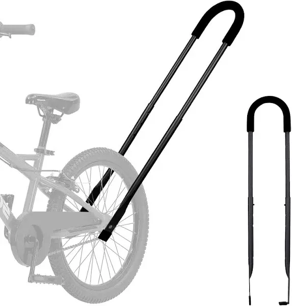 Children Cycling Bike Safety Trainer Handle Balance Push Bar (a-Black)