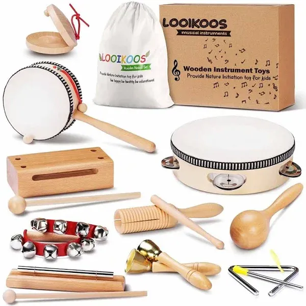 Eco Friendly International Wooden Music Set