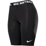 Nike Softball Slider Shorts Womens M Black Dri Fit Stretch Athletic