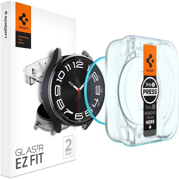 Galaxy Watch 6 Classic 43mm / 47mm Screen Protector | Spigen [GlasTR EZFIT] 2P