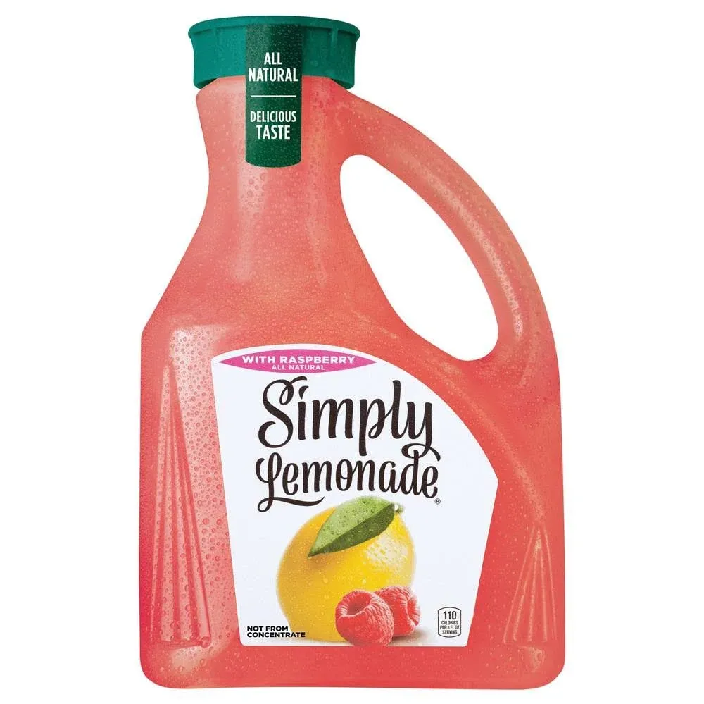 Simply Lemonade Lemonade, with Raspberry - 89 fl oz