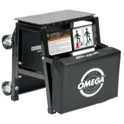 Omega 2-N-1 Mechanics Creeper Seat/Step Stool