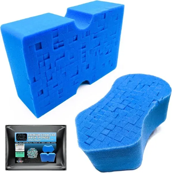 Sudz Budz Premium Grid Car Wash Sponge