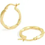 Jewelry Atelier Gold Filled Hoop Earrings Collection - 14K Solid Yellow Gold Filled Stylish Earrings for Women with Different Occasions & Styles