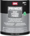 SEM 39671 Black Self Etching Low VOC Auto Body Primer (1 Gallon)