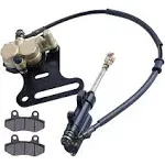 12Mm Rear Disc Hydraulic Brake Master Cylinder Caliper Compatible with 70Cc 90Cc