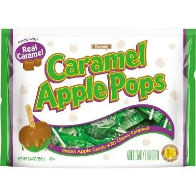 Caramel Apple Pops Tootsie