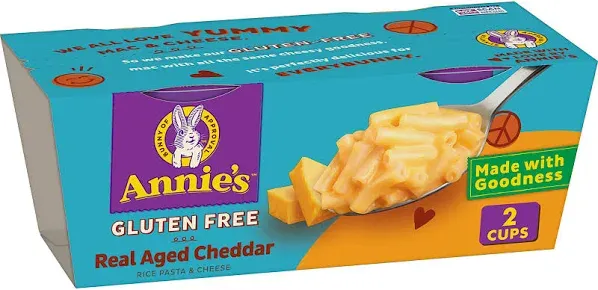 Annie's Gluten Free Real Aged Cheddar Rice Pasta & Cheese