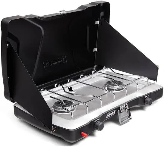 Coleman Triton+ 2-Burner Propane Gas Camping Stove