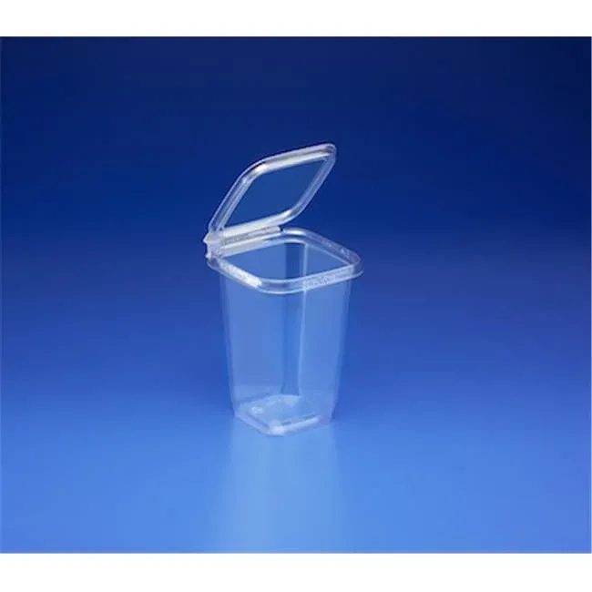 Inline Plastics TS4032 32 oz Squareware Clamshell Container