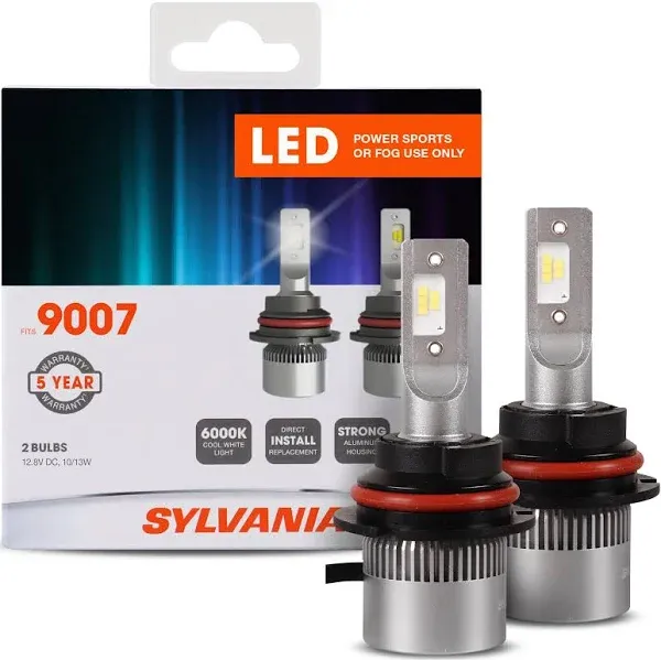 Sylvania 9007 LED Fog & Powersport Bulb 2 Pack