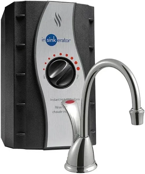 InSinkErator H-WAVE-C Instant Hot Water Dispenser with Tank, Chrome NEW SEALED