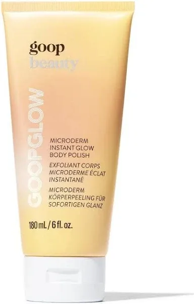 goop GOOPGLOW Microderm Instant Glow Body Polish, Exfoliator, Free Ship (6 oz.)