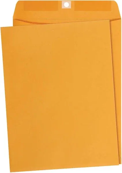 Amazon Basics 9 x 12-Inch Clasp Kraft Envelopes