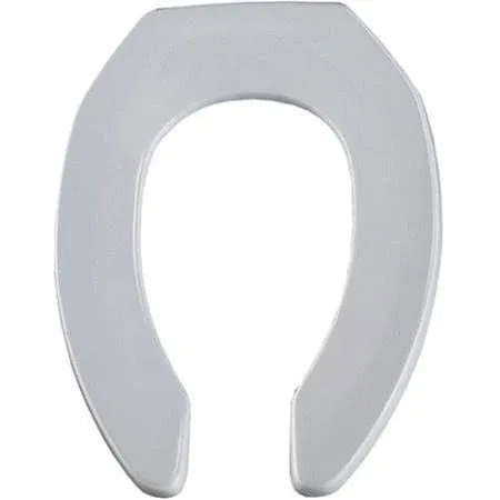 Bemis Elongated Standard Toilet Seat Open Front Type White 1955CT-000