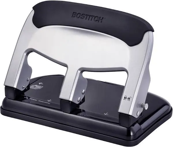 Bostitch 40 Sheet 3-Hole Punch EZ Squeeze