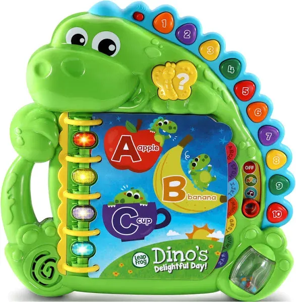 LeapFrog Dinos Delightful Day Book Learning English Toy ABC Electronic Kids