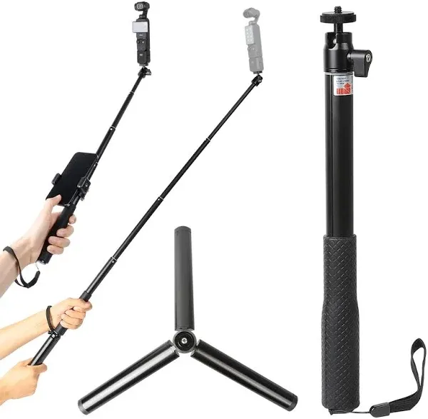 37inch Selfie Stick Gimbal Extension Pole Tripod Mount Kit fit for DJI Osmo