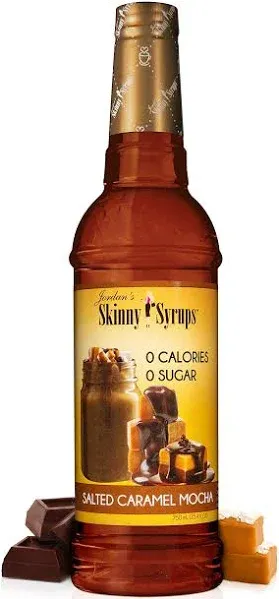 Jordan&#039;s Sugar Free Caramel Mocha Coffee Syrup, 25.4 oz - Keto Friendly, For ...