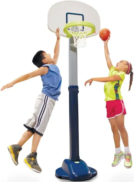 Little Tikes Adjust &#039;n Jam Pro Basketball Set Kids Outdoor Play Fun Adjustable