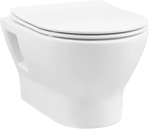 Ivy II Wall-Hung Elongated Toilet Bowl Glossy White