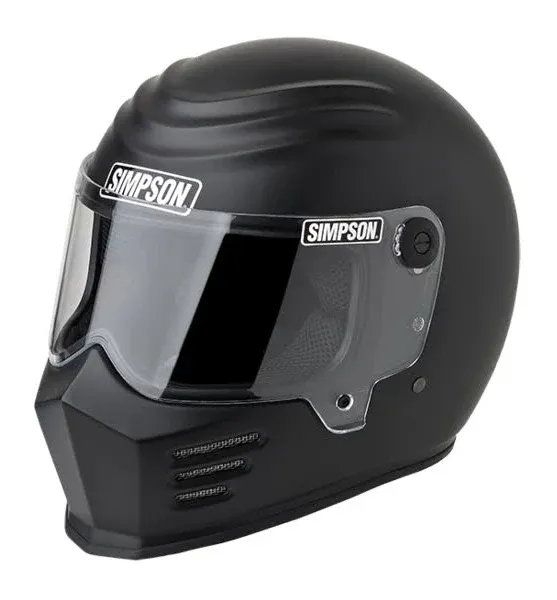 28315XX8 Simpson Motorcycle Outlaw Bandit Helmet - Flat Black