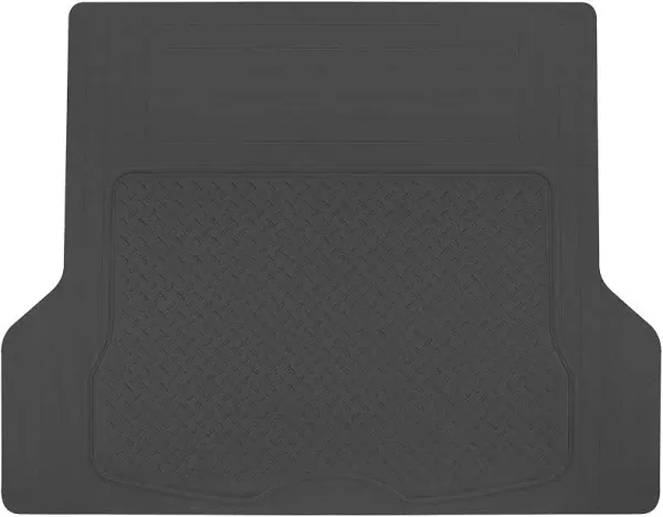 FH Group Automotive Cargo Liner - Vinyl Cargo Mat for Cars Automotive Cargo Liner for All Weather Protection, Trimmable Black Cargo Mat Universal Fit for Most Sedan, SUV, Truck (44" L x 54.5" W)