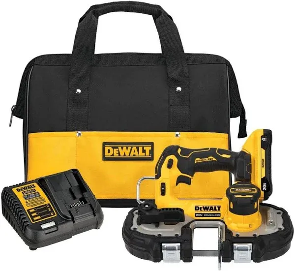 DEWALT DCS377Q1 ATOMIC 20V MAX* Brushless Cordless 1-3/4 in. Compact Bandsaw Kit