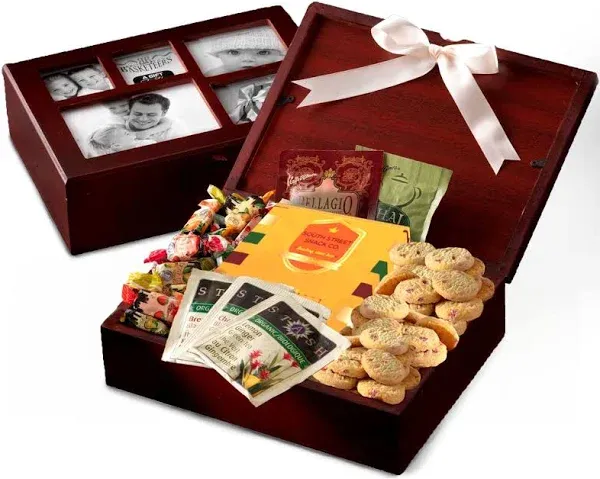 Photo Gift Box with Lid Gourmet Food - Cookies Snacks &amp; Sweets Care Package