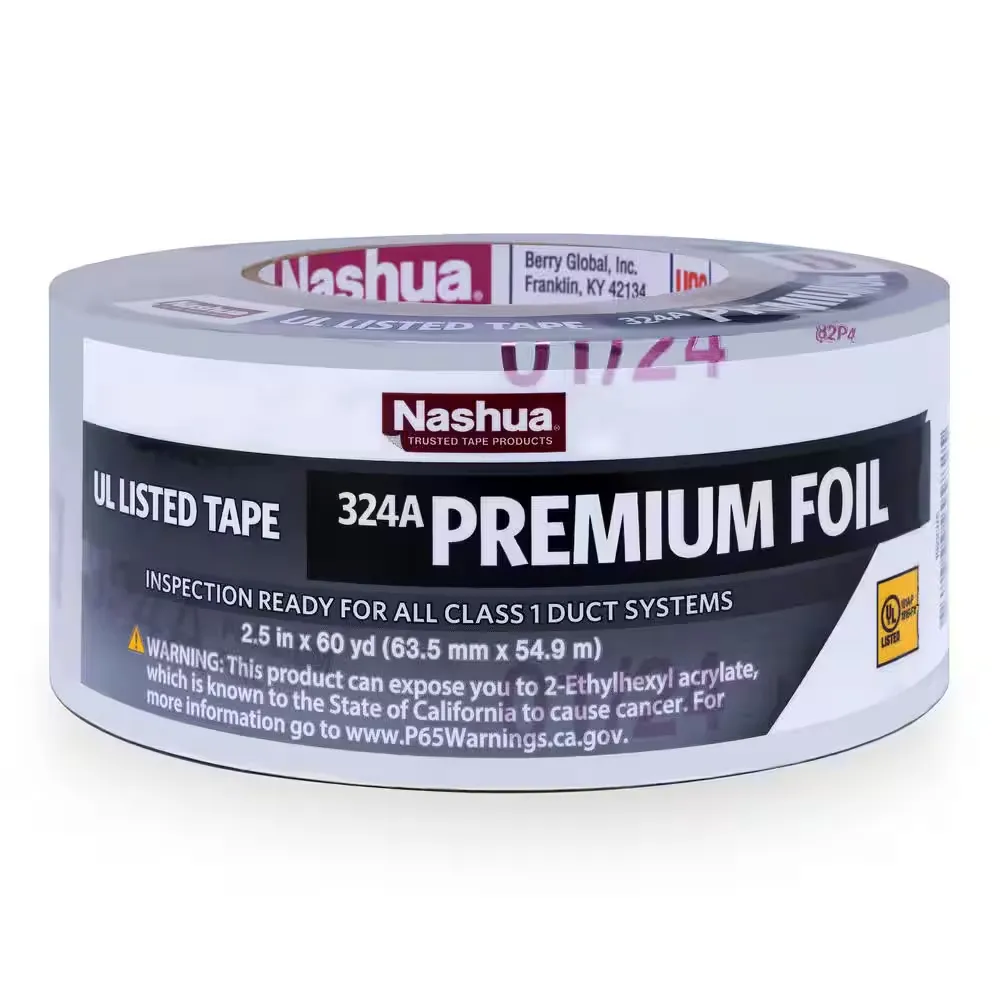 Nashua Premium 2.5 in. W X 60 yd L Silver Foil Tape